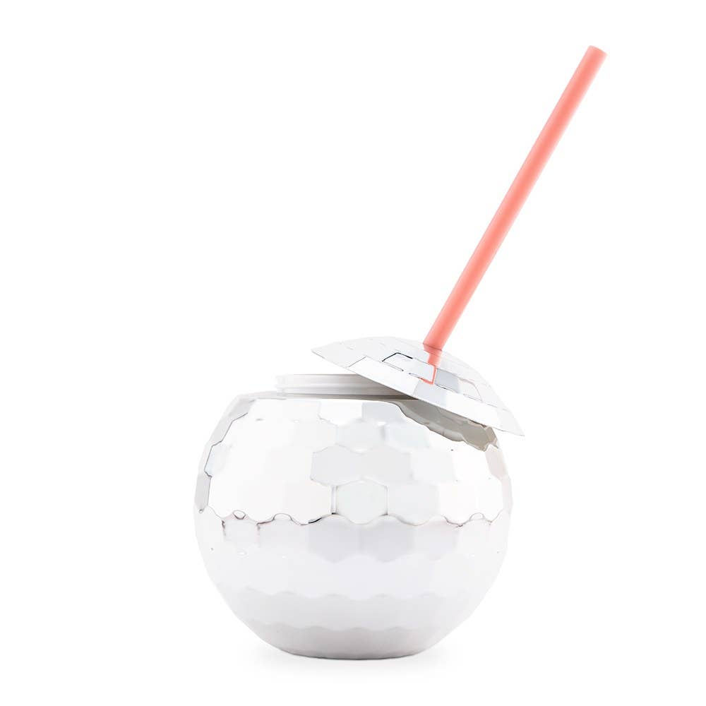 Disco Ball Tumbler With Lid and Straw